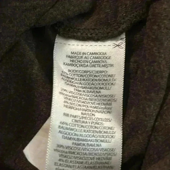 Polo Ralph Lauren Luxury Jersey Quarter Zip Pullover. Small. Brown/ Gray. - Picture 5 of 5